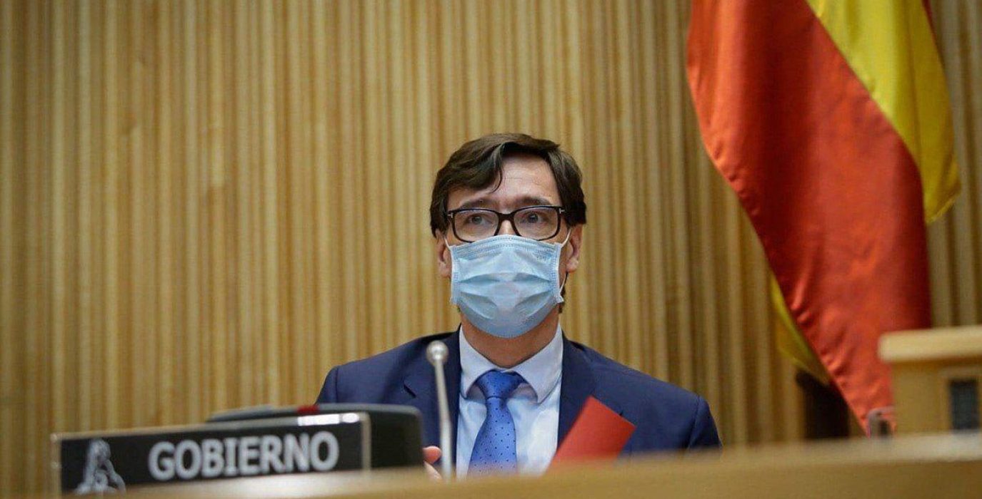 Salvador Illa durante una comparecencia. Foto: Moncloa