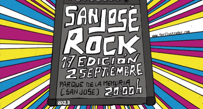 Cartel del San José Rock, que organiza este sábado Radio La Granja.