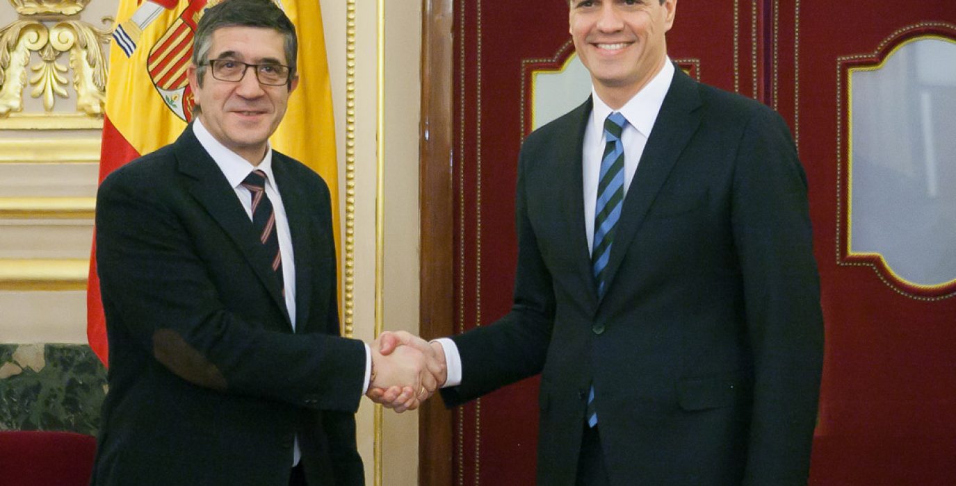 López y Sánchez durante un encuentro. Foto: Congreso