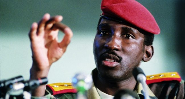 Thomas Sankara, asesinado el 15 de octubre de 1987.