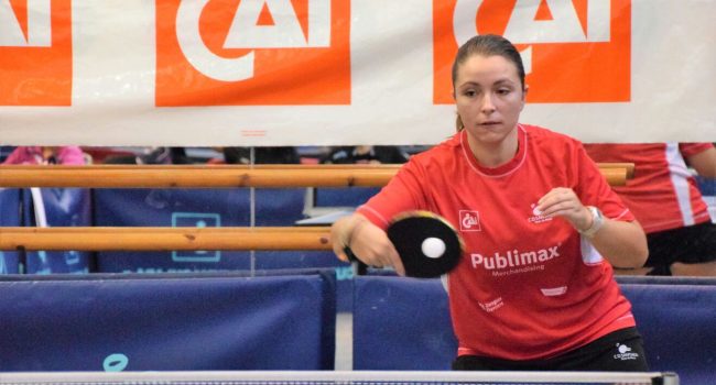 Sara Escota (Publimax CAI Santiago), actual campeona de Aragón absoluta.