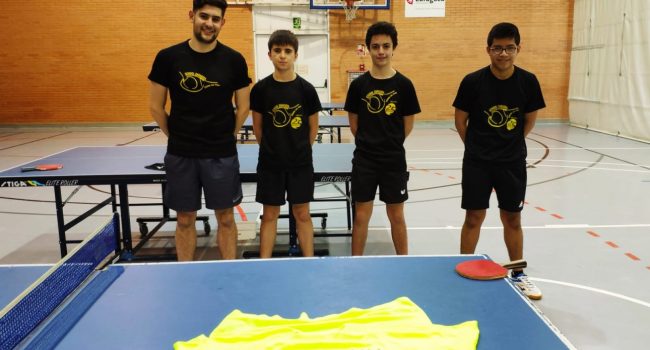 Jugadores del School Zaragoza Global Spedition, uno de los tres equipos aragoneses en Segunda Estatal. Foto: FATM