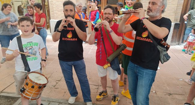 Imagen del pasavilla de Nogará con el que arranca la Semana Cultural d'a Madalena | Foto: SCM