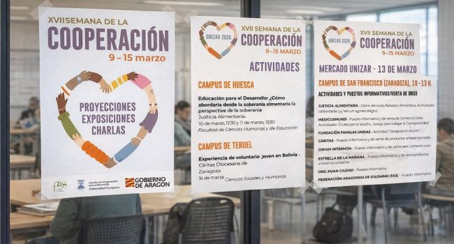 Semana de la Cooperacion 2026 FAS Unizar Aragón