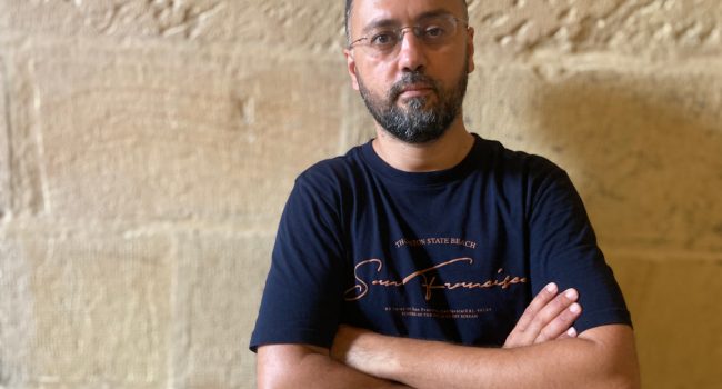 Shokri Agmar durante su visita a Donostia | Foto: Mara Altuna