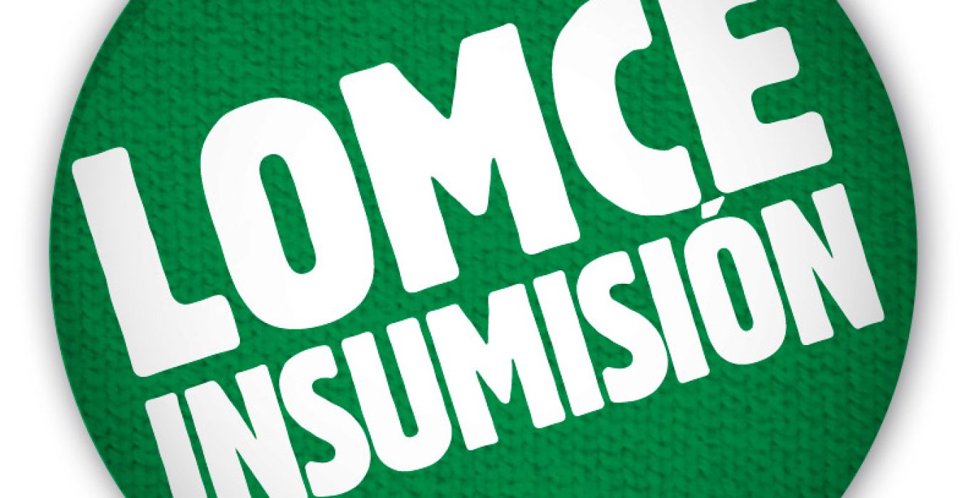 Símbolo de la campaña de insumisión a la LOMCE.