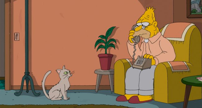 Abraham, el abuelo de los Simpson