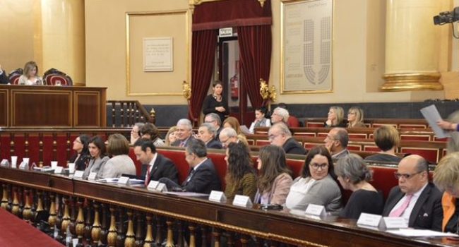 Reunión en el Senado de la Comisión General de gobiernos territoriales.