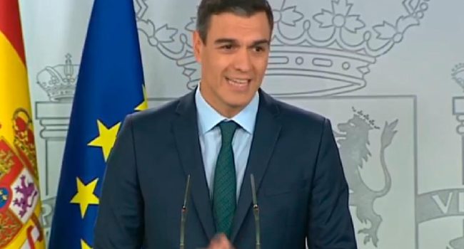 Pedro Sánchez. Foto: AraInfo.