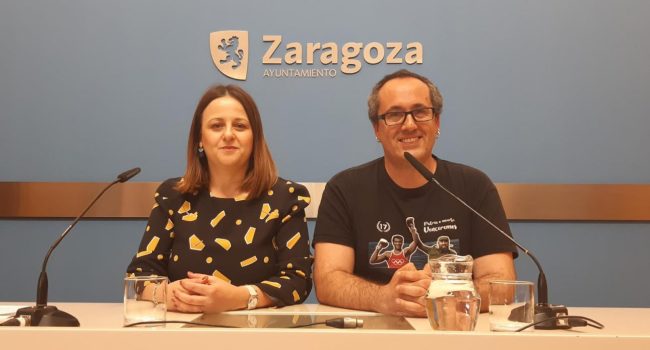 Elena Tomás y Alberto Cubero | Foto: Zaragoza en Común.