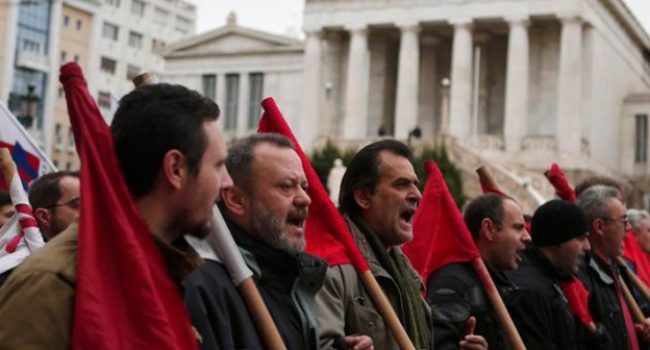 Sindicatos Grecia