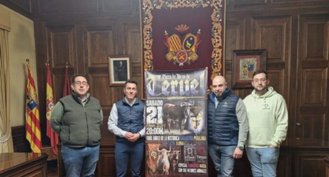 Presentación del evento taurino | Foto: Ayuntamiento de Teruel