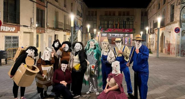 Somardería aragonesa en las mascarutas de Épila | Foto: Comisión de Fiestas de Épila