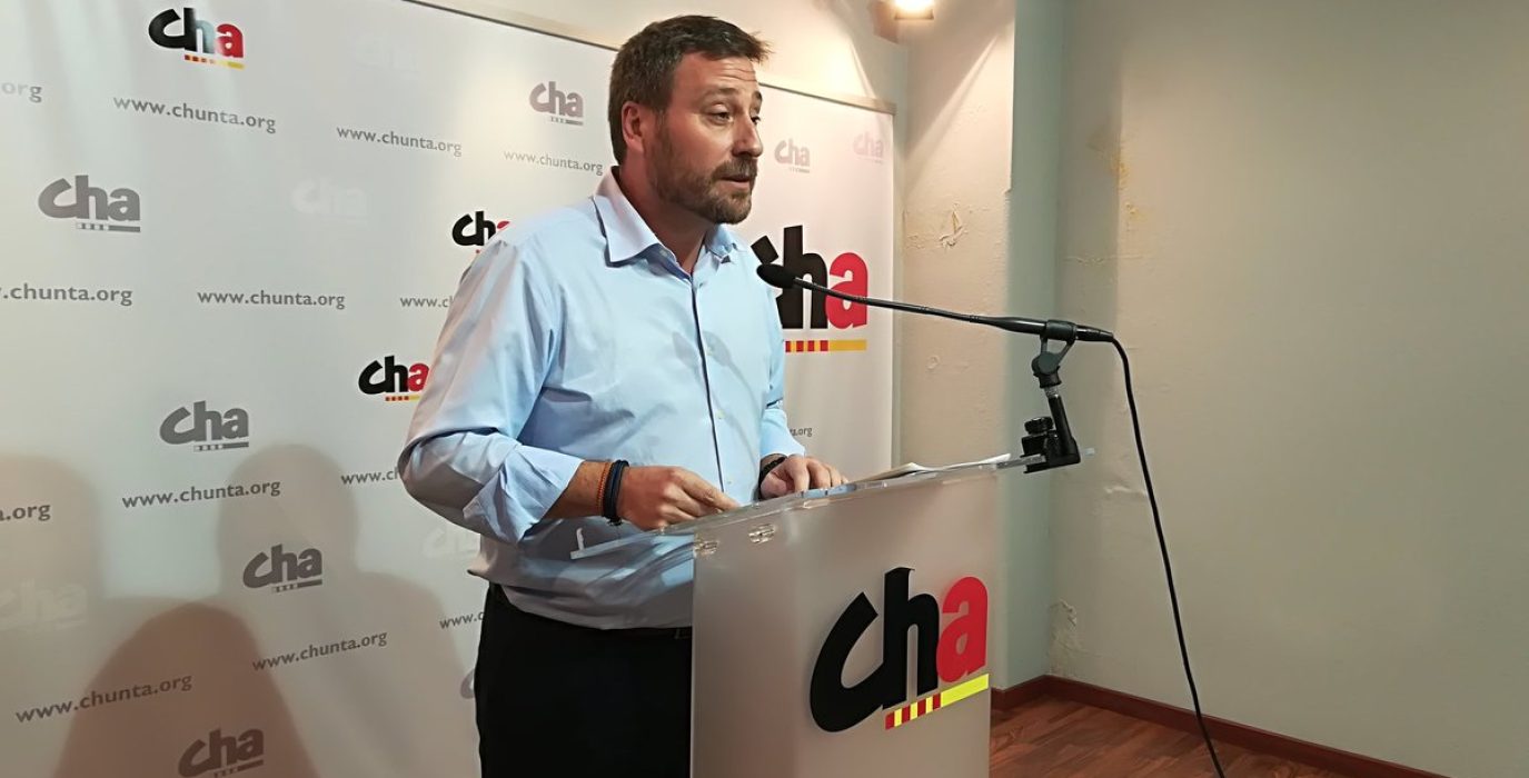 José Luis Soro, durante una rueda de prensa. Foto: @arainfonoticias