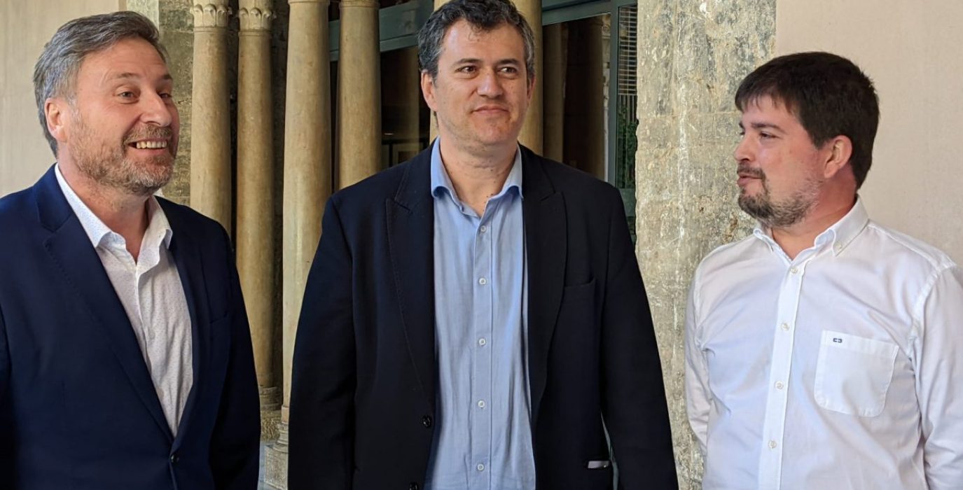 Soro, Palacín y Salvador. Foto: CHA