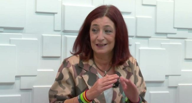Susana Magán, consejera y censora comarcal del ultraderechista Vox en la Plana de Uesca | Fotograma de Uesca TV