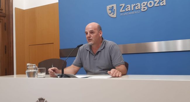 Suso Domínguez, concejal de Zaragoza en Común | Foto: ZeC