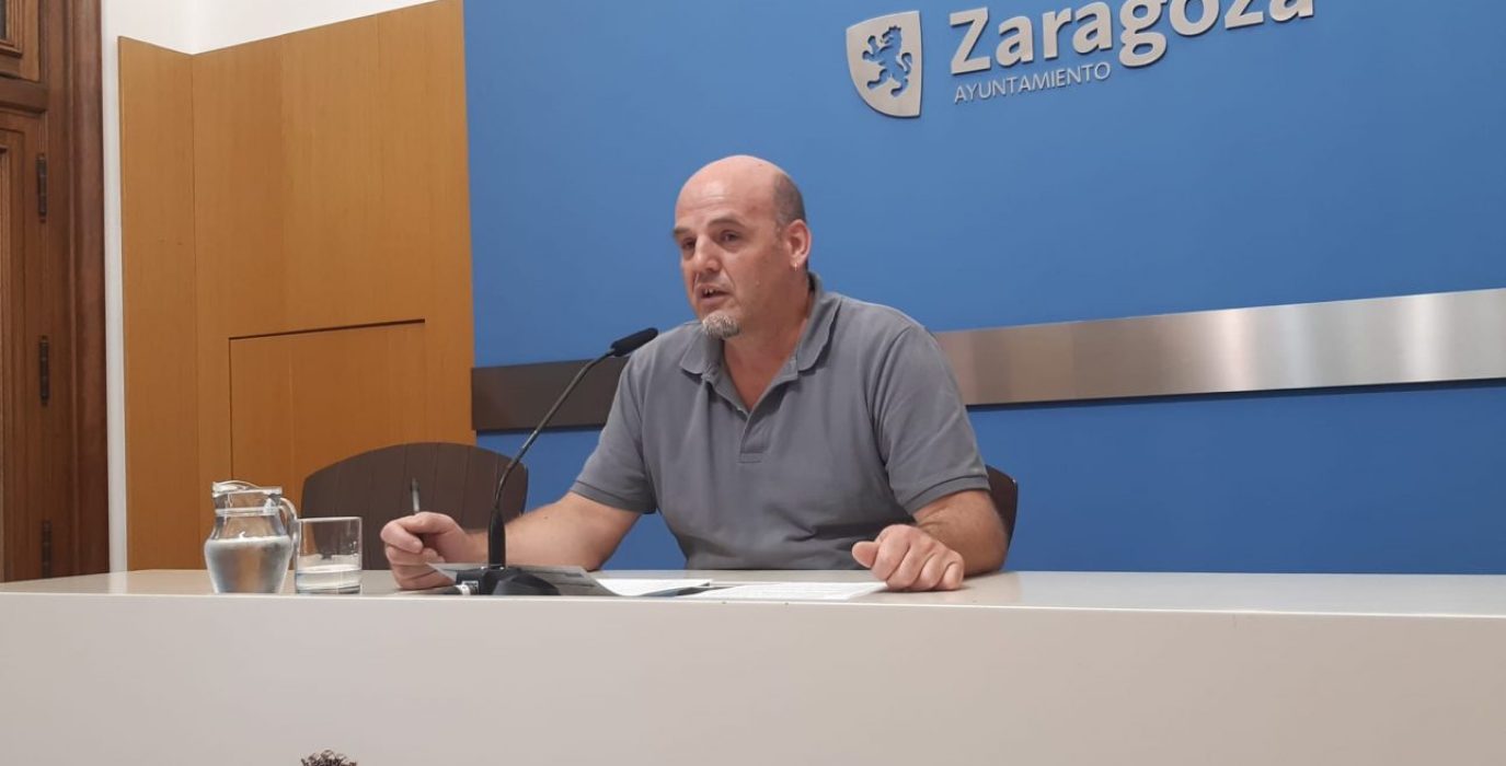 Suso Domínguez, concejal de Zaragoza en Común | Foto: ZeC