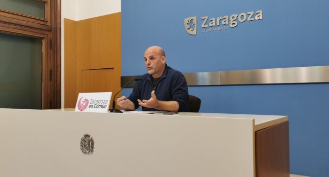 Suso Domínguez, presidente de la Junta de Distrito de Torrero y concejal de ZeC | Foto: ZeC