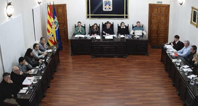 Pleno del Ayuntamiento de Tarazona celebrado el 25 de febrero.