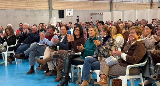 Un momento del acto de Aragón Existe.