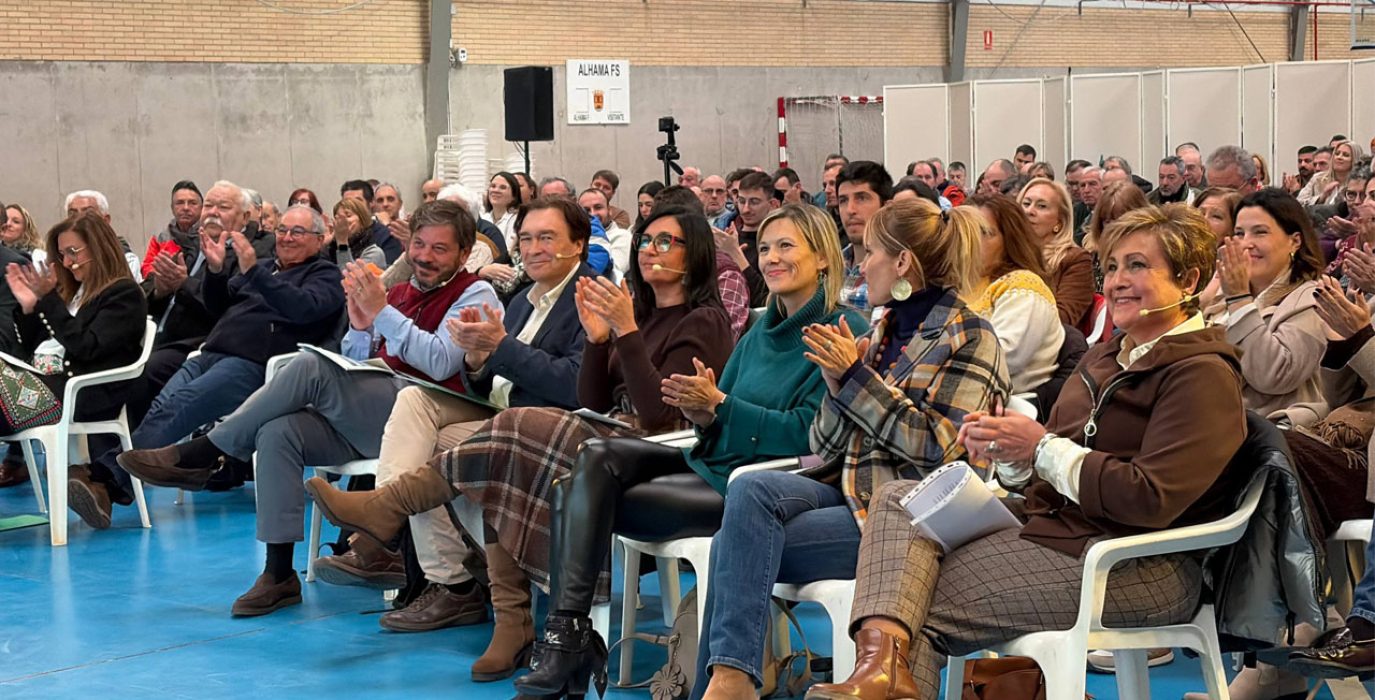 Un momento del acto de Aragón Existe.