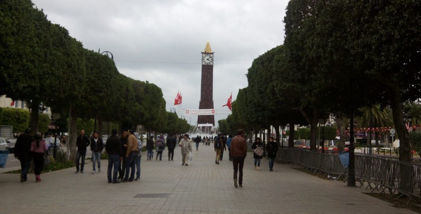 Avenida Habib Bourghibal, símbolo de la revolución tunecina. Foto: Laura Arau.