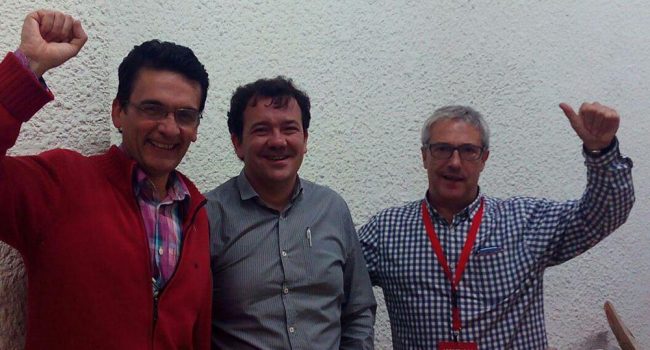 Los tres concejales de la candidatura. Foto: @TarazonaPlural