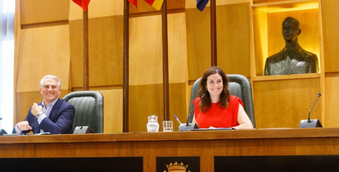 La consejera Tatiana Gaudés en la comisión de Movilidad del Ayuntamiento de Zaragoza del pasado viernes | Foto: Daniel Marcos (AZ)