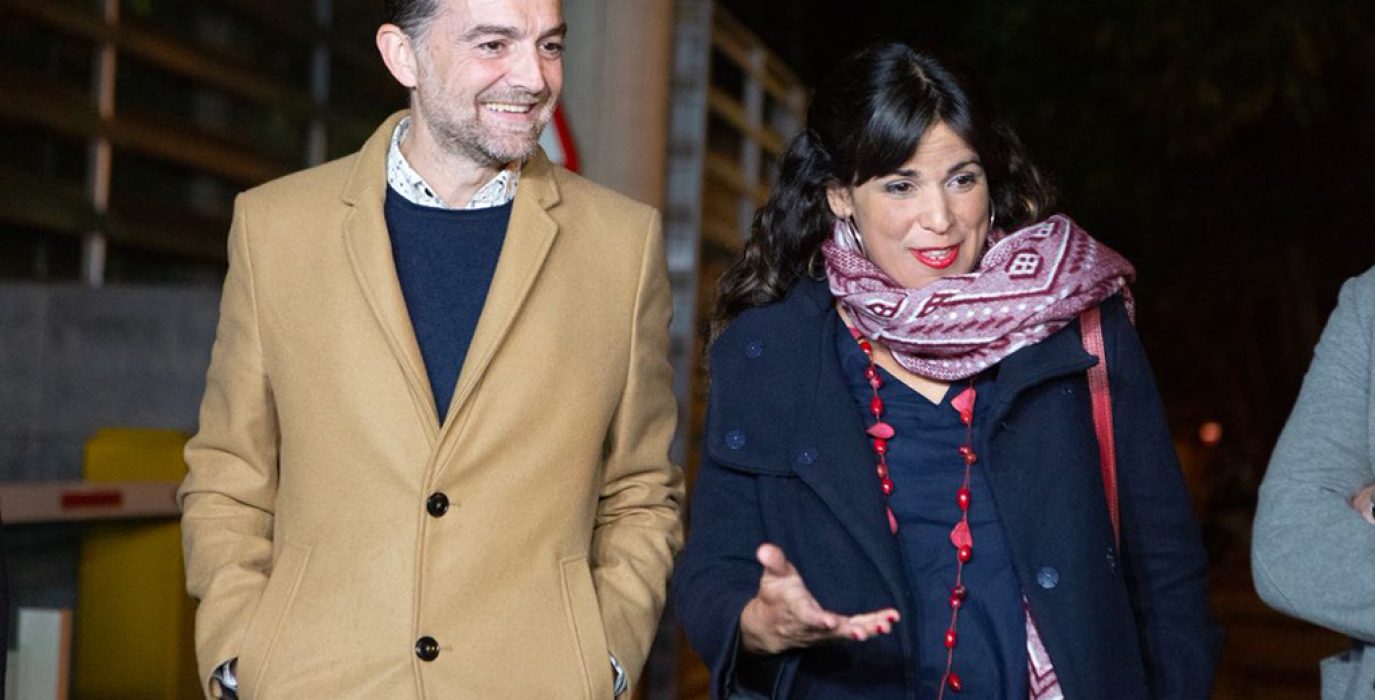 Teresa Rodríguez y Antonio Maíllo. Foto: IU Andalucía