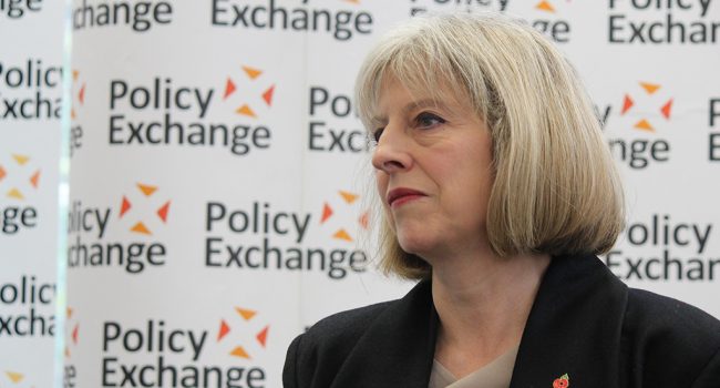 Theresa May. Foto: Policy Exchange (CC BY 2.0)