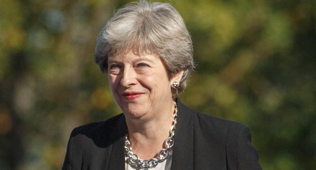 Theresa May.