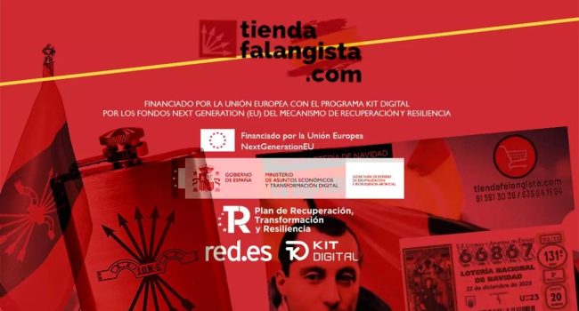Imágenes obtenidas de la página web tiendafalangista.es.