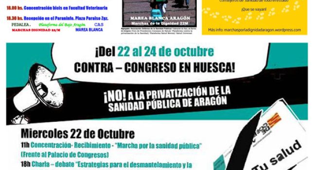 UESCA por la sanidad publica