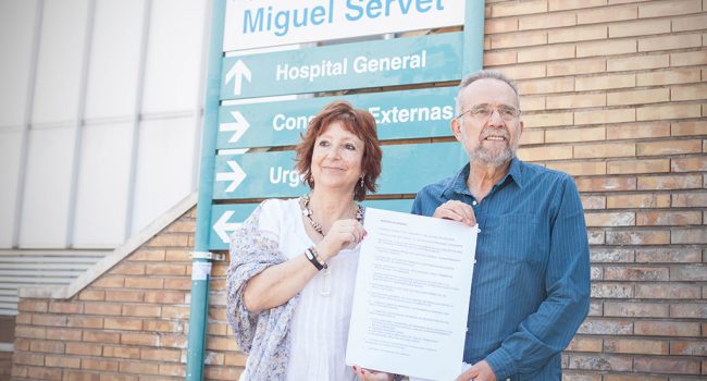 Arrojo y Magallón durante el acto de esta martes.