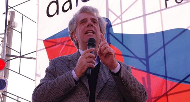 Tabaré Vázquez en un acto político en 2011. Foto: Zenoth (CC BY-SA 3.0)