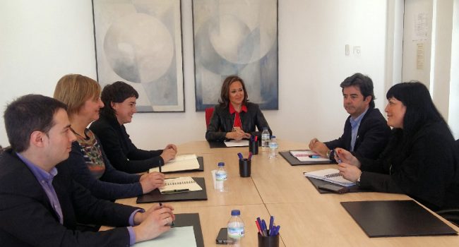 Momento de la reunión mantenida este jueves.