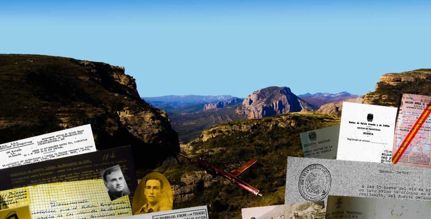 Cartel de la exposición en Ayerbe.