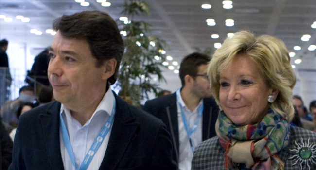 Ignacio González junto a Esperanza Aguirre. Foto: PP Comunidad de Madrid.