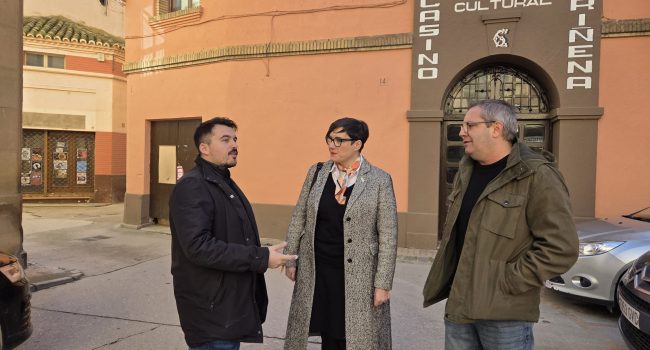 Verónica Villagrasa en su visita a Monegros | Foto: CHA