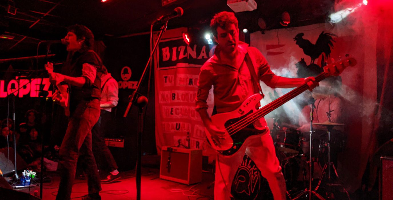 Biznaga en directo en la Sala López | Foto: @igoiz17