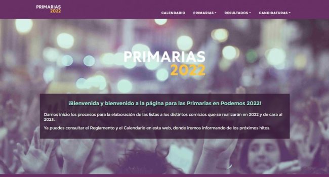 Web primarias