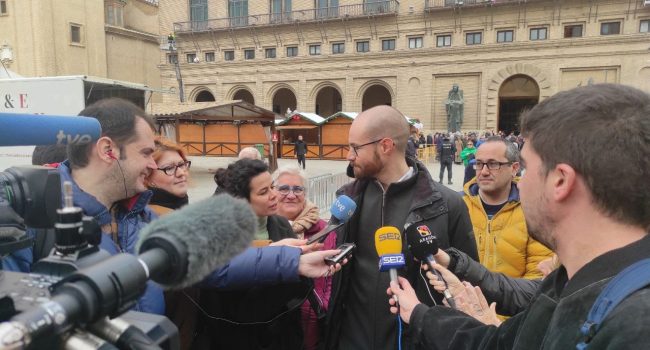 Javier Tobias en la rueda de prensa