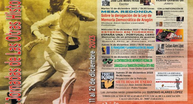 Cartel con todos los actos de 'Las Otras Historias".
