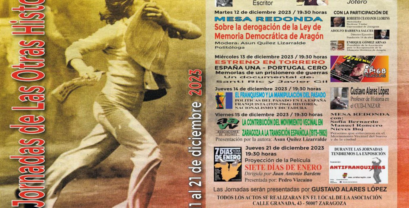 Cartel con todos los actos de 'Las Otras Historias".