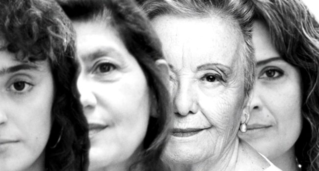 María Galiana, Nieve de Medina, Alicia Armenteros y Ledicia Sol en “Yo solo quiero irme a Francia”.