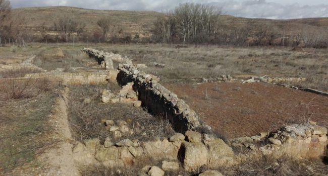 Yacimiento La Malena en Azuara. Foto: IU Aragón.