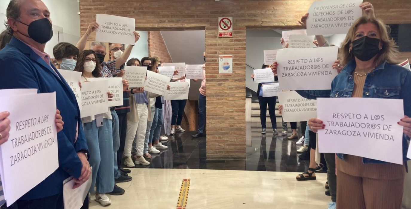 Concentración en Zaragoza Vivienda