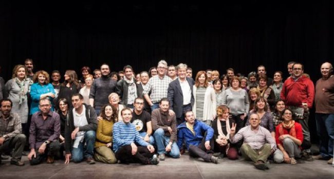 Acto de presentación candidaturas de Zaragoza en Común. Foto: ZeC