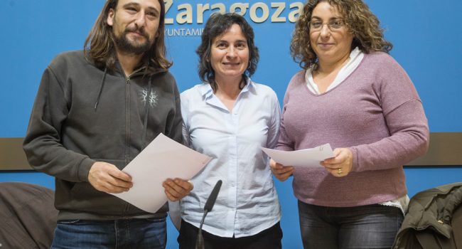 Pablo Híjar, Luisa Broto y Julia Ortega. Foto: Daniel Marcos